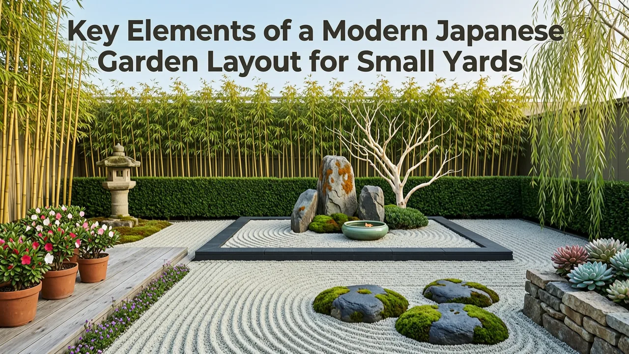 Key Elements of a Modern Japanese Garden Layout for Small Yards - modern japanese garden layout