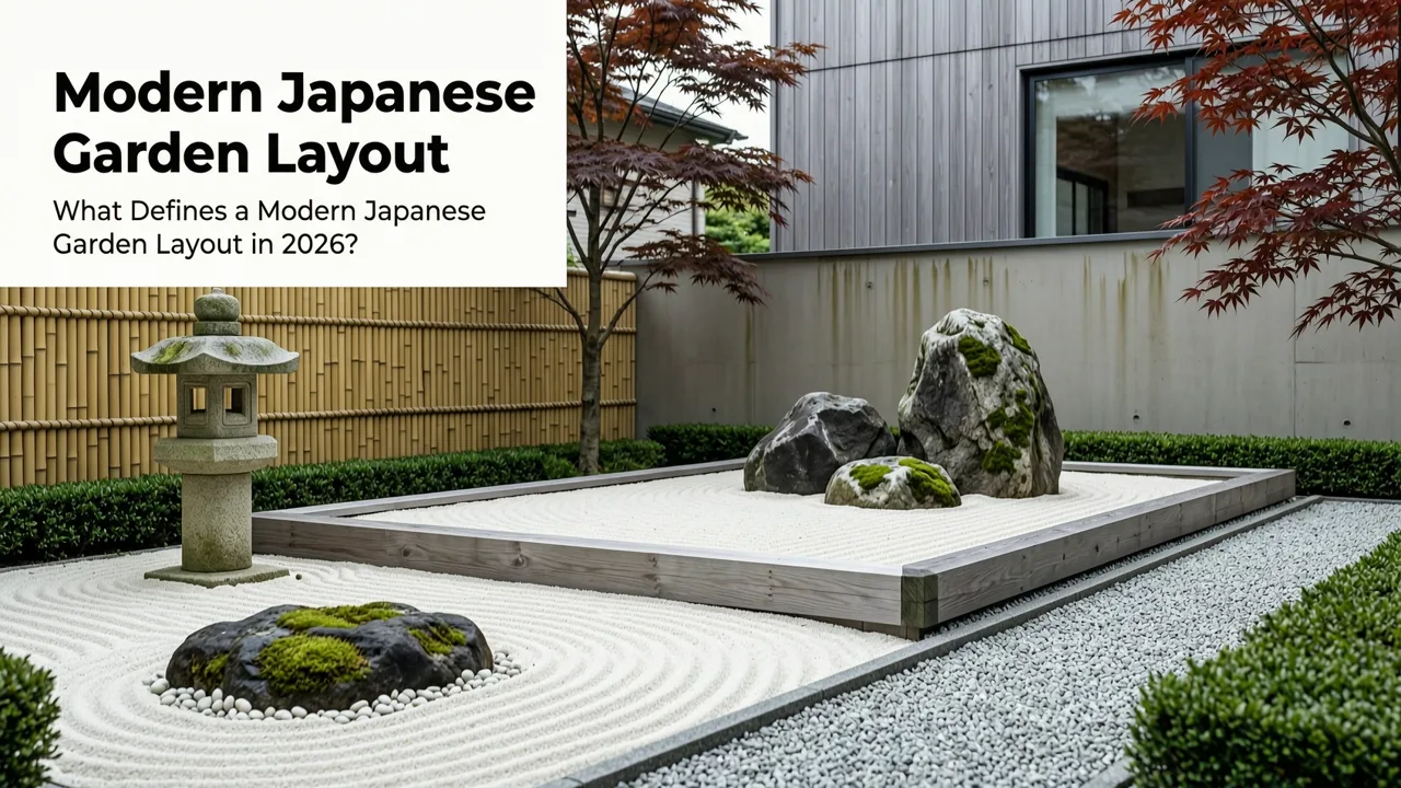 Modern Japanese Garden Layout Ideas for Small Yards in 2026