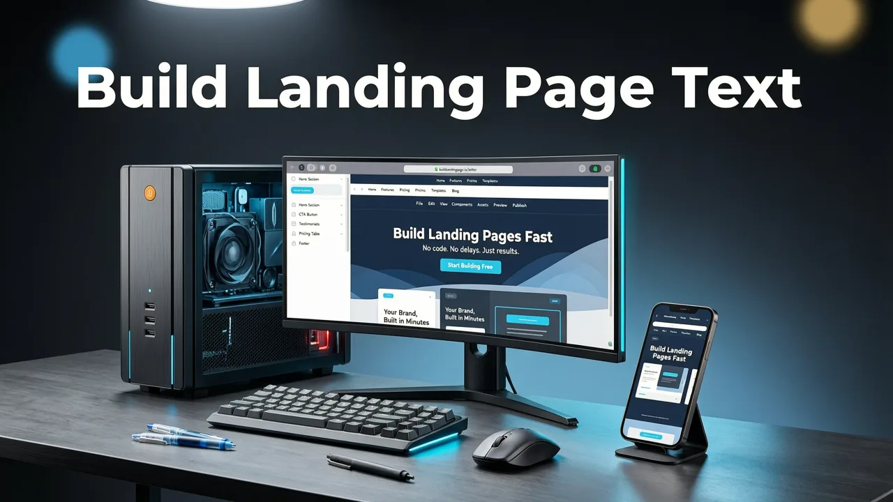 Build Landing Page from Text Prompt — Fast, Editable, and Production-Ready in 2026 - build landing page from text prompt