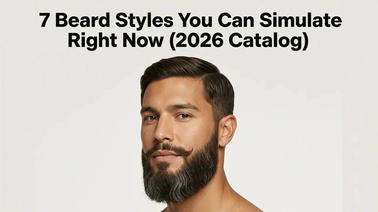 Top 7 Beard Styles You Can Simulate Right Now (2026 Catalog) - beard style simulator online