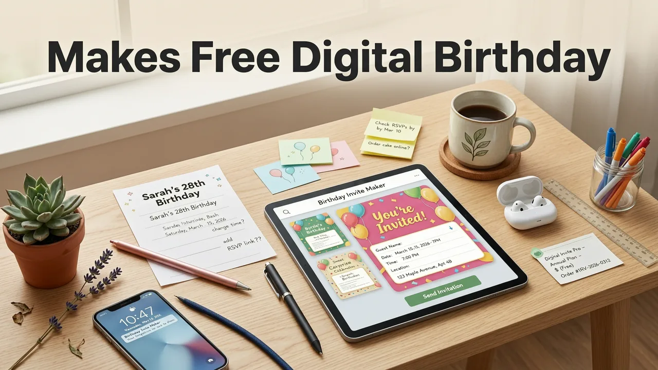 What Makes a Free Digital Birthday Invite Maker Actually Useful in 2026? - free digital birthday invite maker
