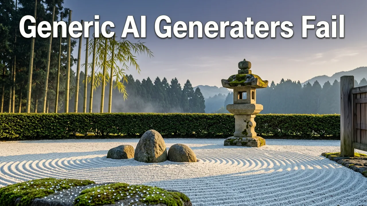 Why Generic AI Generators Fail Japanese Garden Visualization - ai japanese garden visualizer