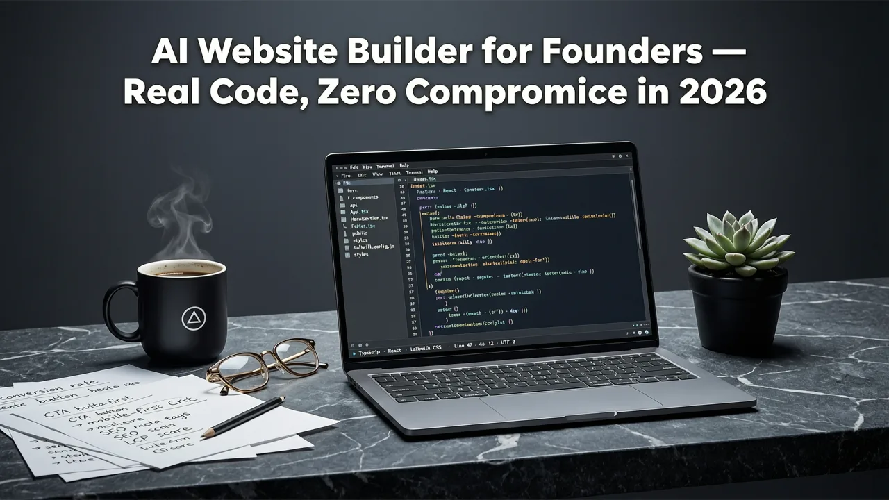 AI Website Builder for Founders — Real Code, Zero Compromise in 2026 - ai website builder for founders