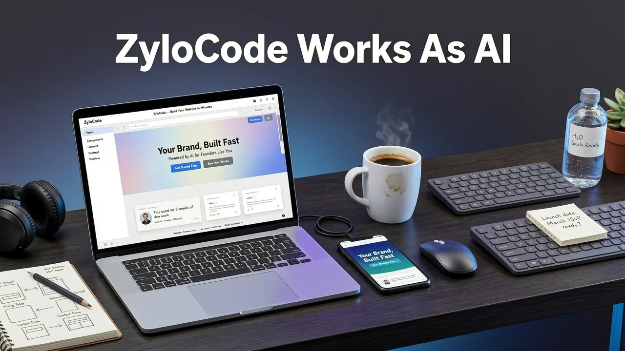 How ZyloCode Works as Your AI Website Builder for Founders - ai website builder for founders