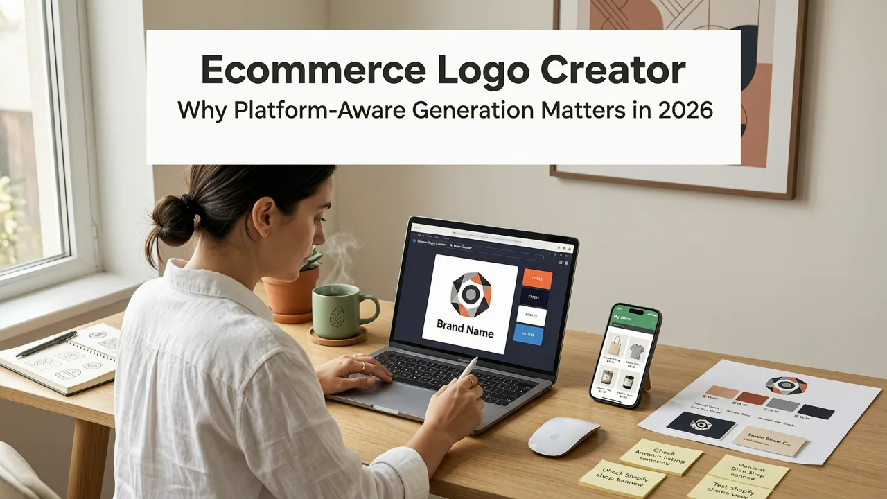 Ecommerce Logo Creator — Optimized for Shopify, Etsy & Amazon Stores
