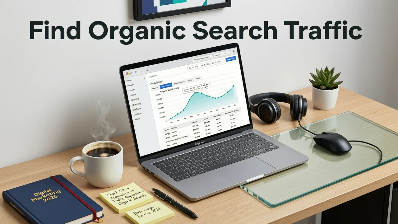 How to Find Organic Search Traffic in Google Analytics (2026) - how to find organic search traffic in google analytics