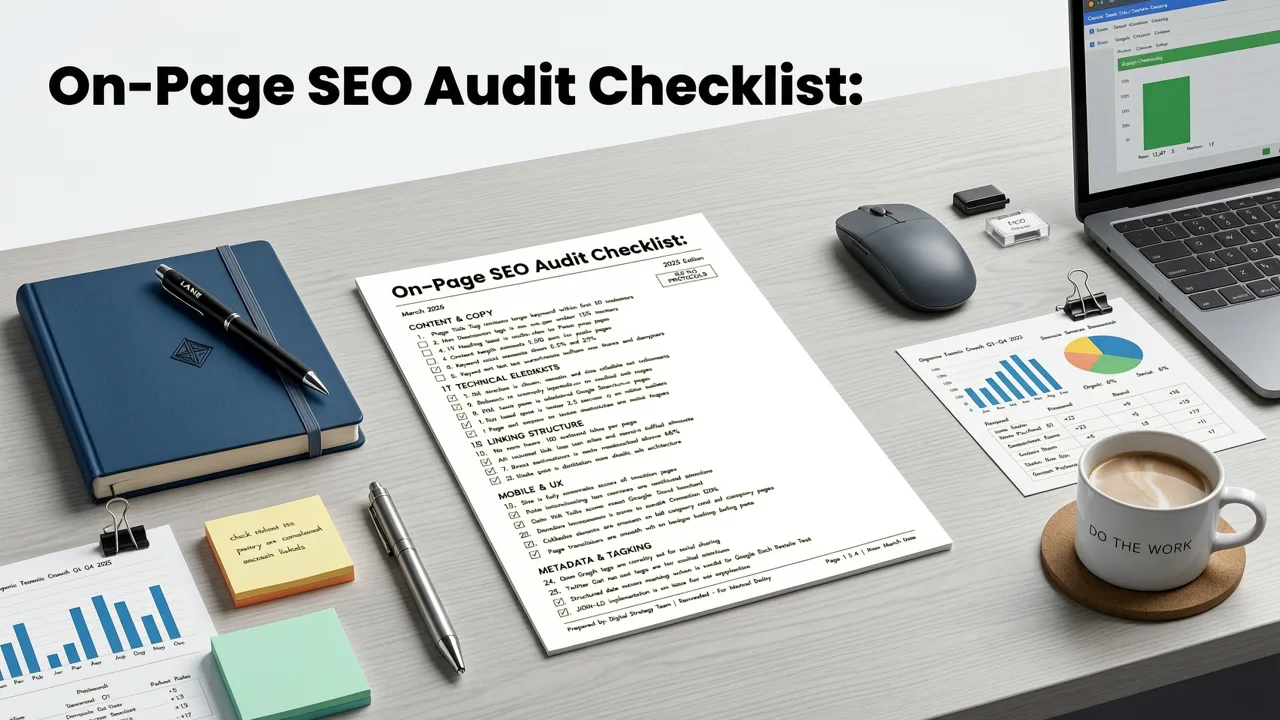 On-Page SEO Audit Checklist: 2026 Edition - on-page seo best practices 2026