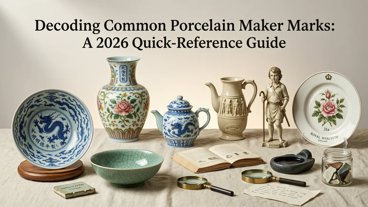 Decoding Common Porcelain Maker Marks: A 2026 Quick-Reference Guide - antique porcelain maker marks database