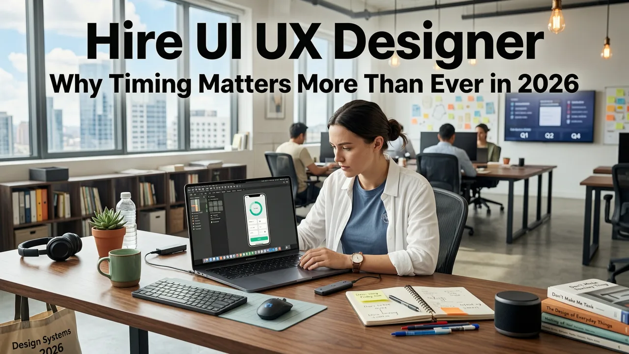 Hire UI UX Designer for Startup: Why Timing Matters More Than Ever in 2026 - hire ui ux designer for startup
