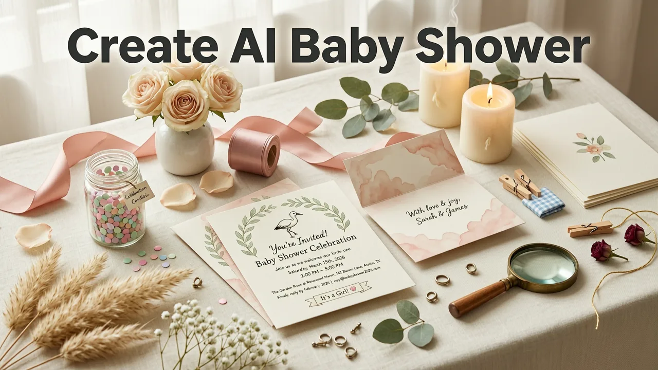 How to Create Your AI Baby Shower Invitation in 2026 (Step-by-Step) - ai baby shower invitation generator