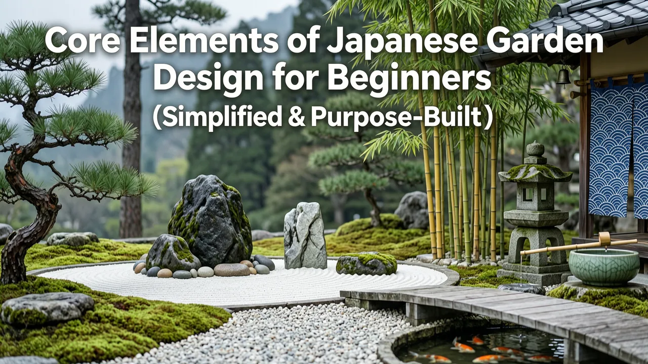Core Elements of Japanese Garden Design for Beginners (Simplified & Purpose-Built) - japanese garden design for beginners