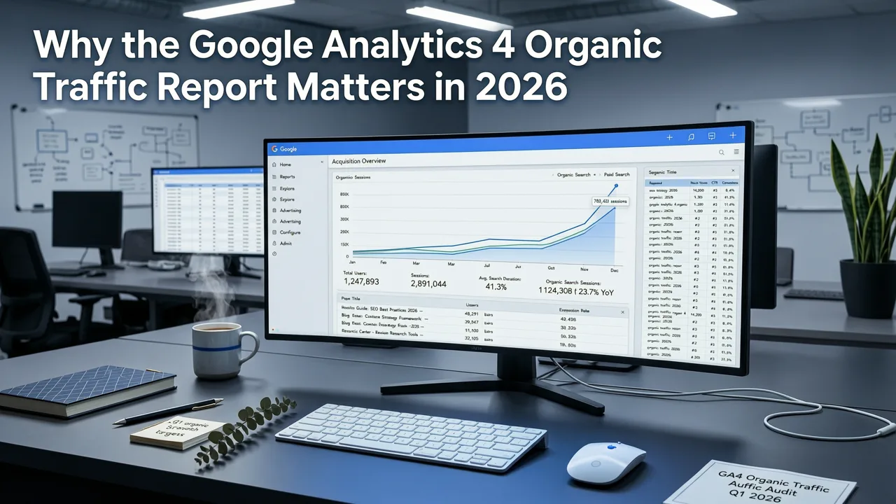 Why the Google Analytics 4 Organic Traffic Report Matters in 2026 - google analytics 4 organic traffic report