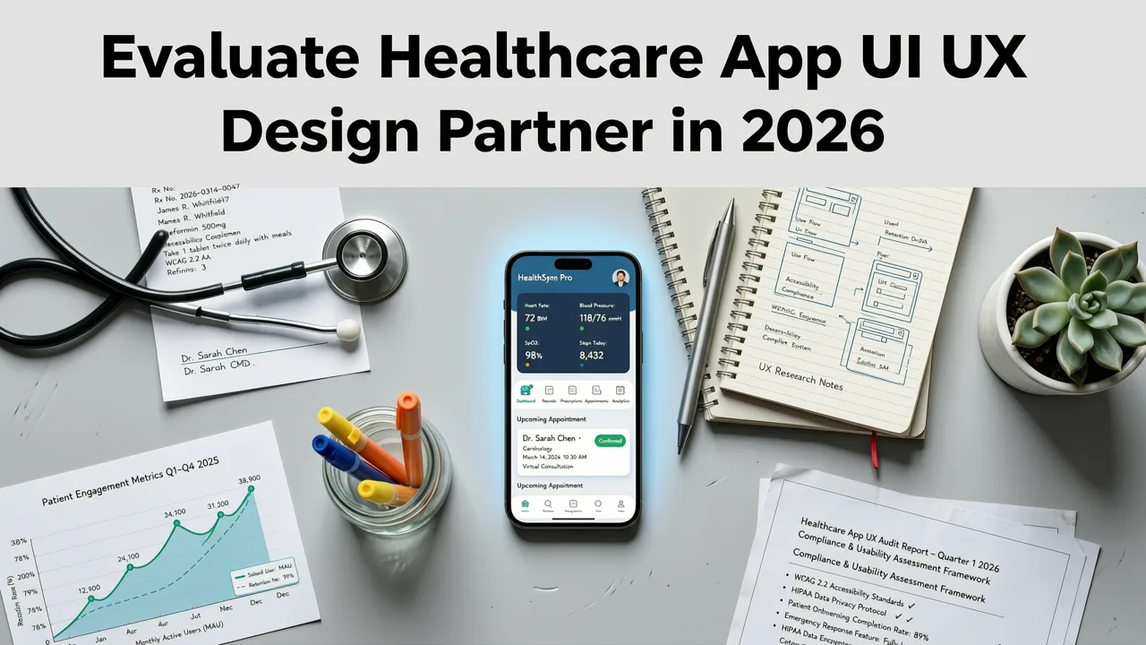 How to Evaluate a Healthcare App UI UX Design Partner in 2026 - healthcare app ui ux design