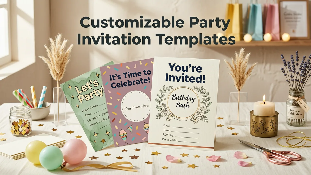 Why 'Customizable Party Invitation Templates' Are More Than Just a Design Trend - customizable party invitation templates