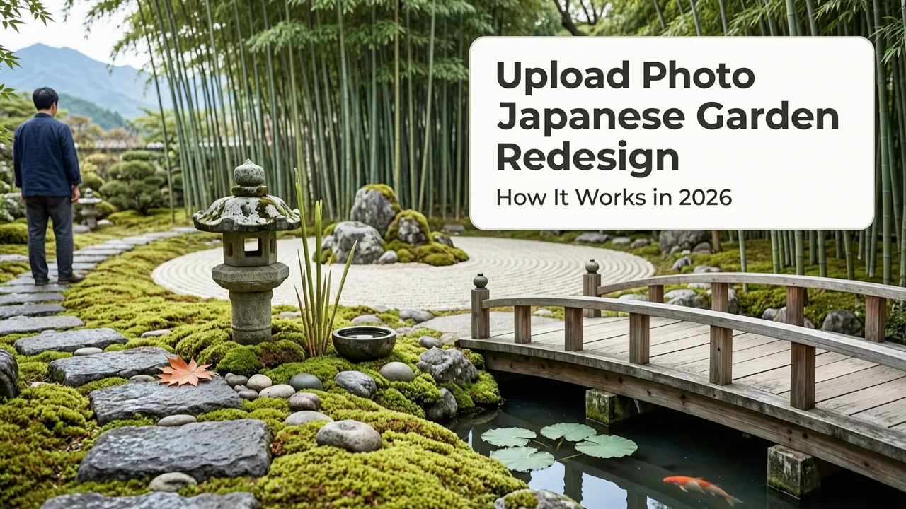 Upload Photo Japanese Garden Redesign — AI-Powered in Seconds