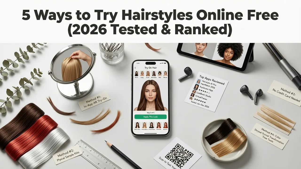Top 5 Ways to Try On Hairstyles Online Free (2026 Tested & Ranked) - try on hairstyles online free