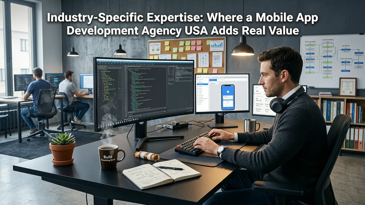 Industry-Specific Expertise: Where a Mobile App Development Agency USA Adds Real Value - mobile app development agency usa