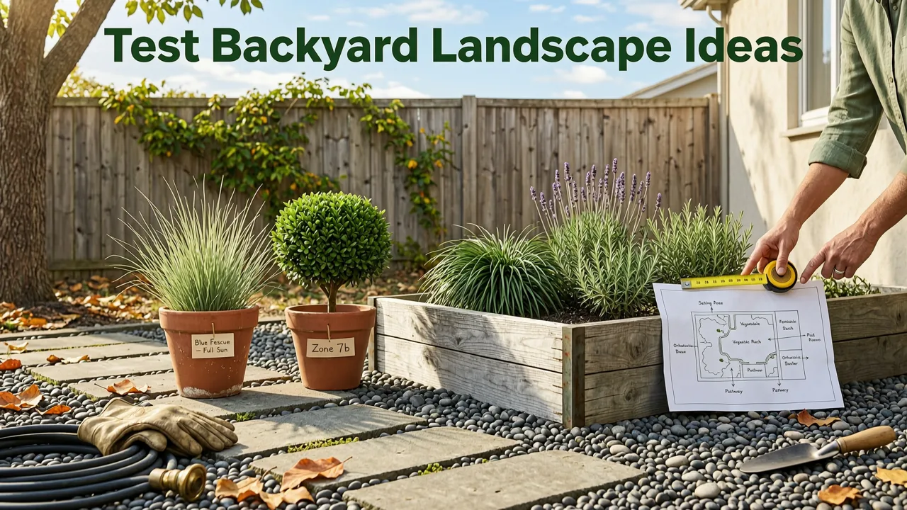 How to Test Your Backyard Landscape Ideas for Small Spaces—Before You Dig - backyard landscape ideas for small spaces