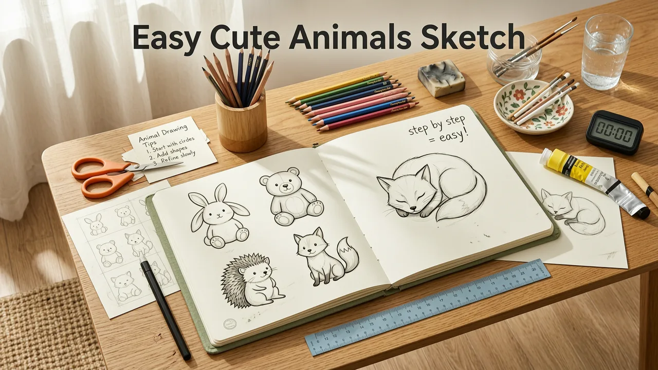 Why Easy Cute Animals to Sketch Are Perfect for Beginners in 2026 - easy cute animals to sketch