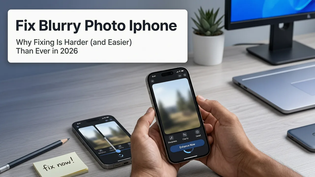 How to Fix Blurry Photo on iPhone Instantly in 2026