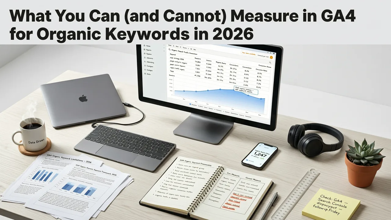 What You Can (and Cannot) Measure in GA4 for Organic Keywords in 2026 - track organic keyword performance ga4