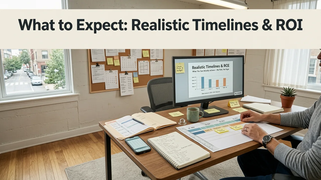 What to Expect: Realistic Timelines & ROI - seo for small business 2026