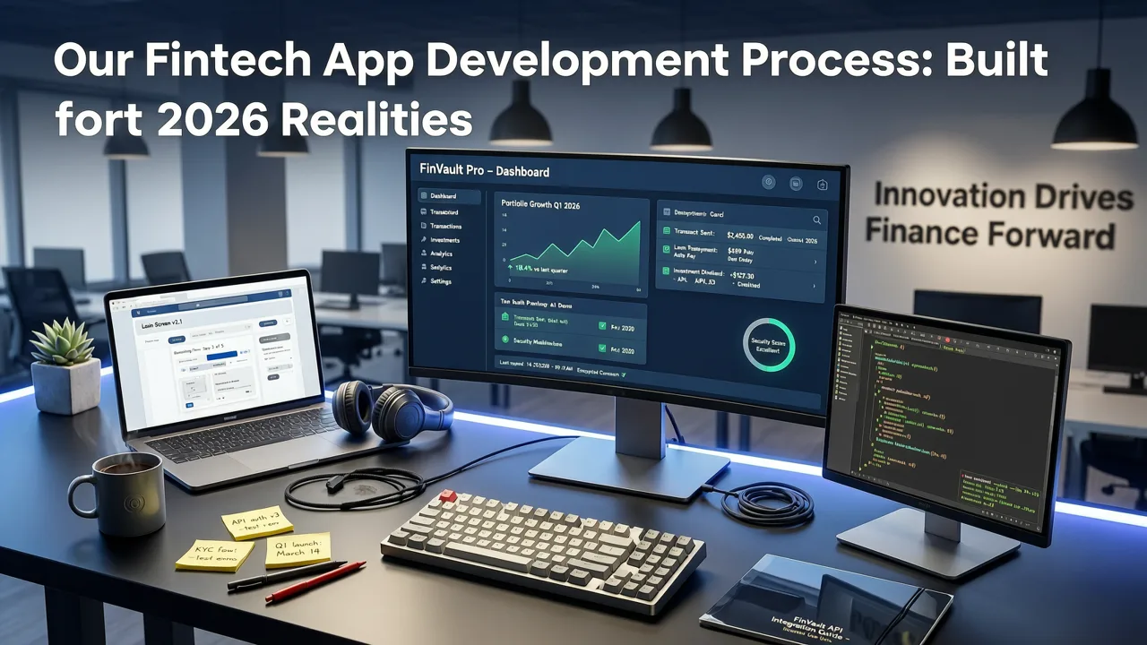 Our Fintech App Development Process: Built for 2026 Realities - fintech app development company