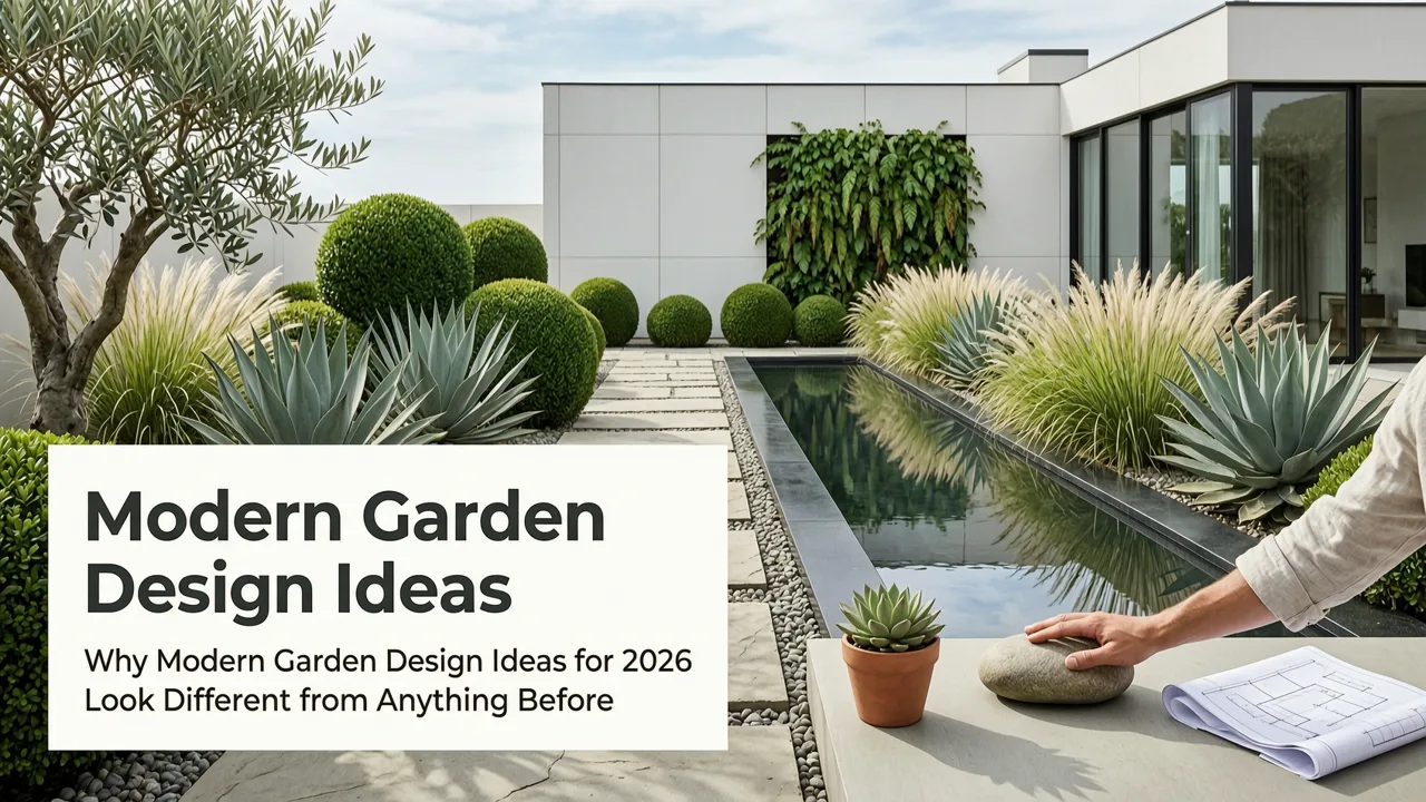 15 Modern Garden Design Ideas for 2026 (AI-Visualized)