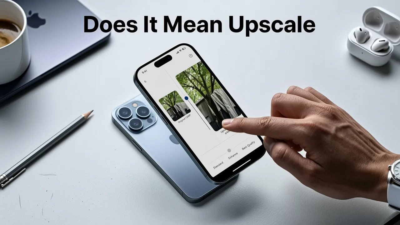 What Does It Mean to Upscale a Photo on iPhone? - upscale photo ios app