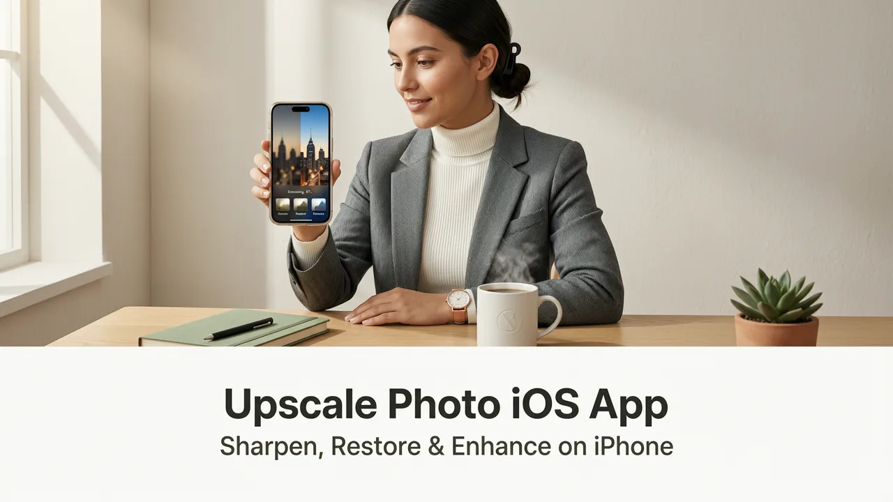 Upscale Photo iOS App in 2026: Sharpen, Restore & Enhance on iPhone
