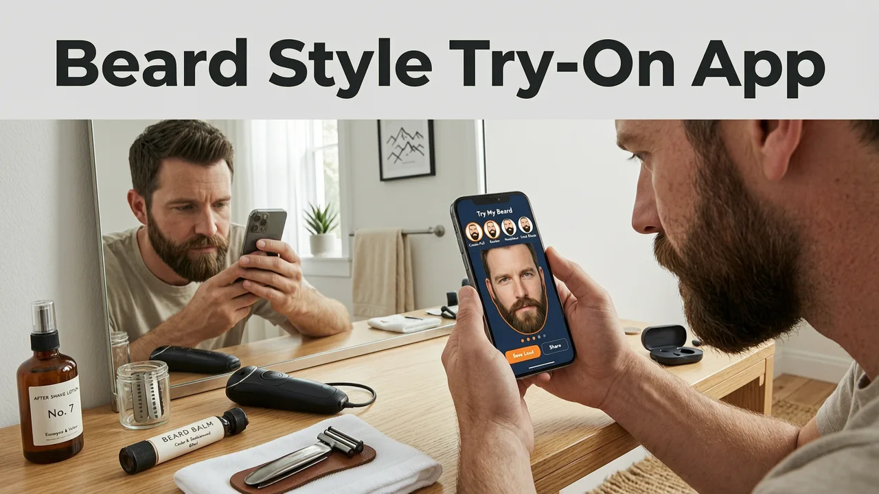 How a Beard Style Try-On App Actually Works - beard style try-on