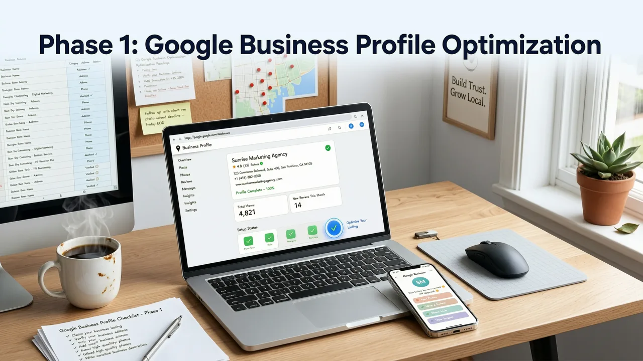 Phase 1: Google Business Profile Optimization - local seo checklist for small business