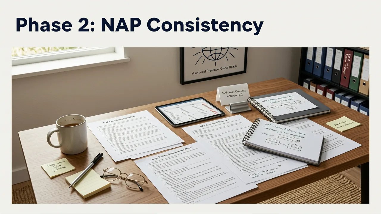 Phase 2: NAP Consistency and Citation Building - local seo checklist for small business