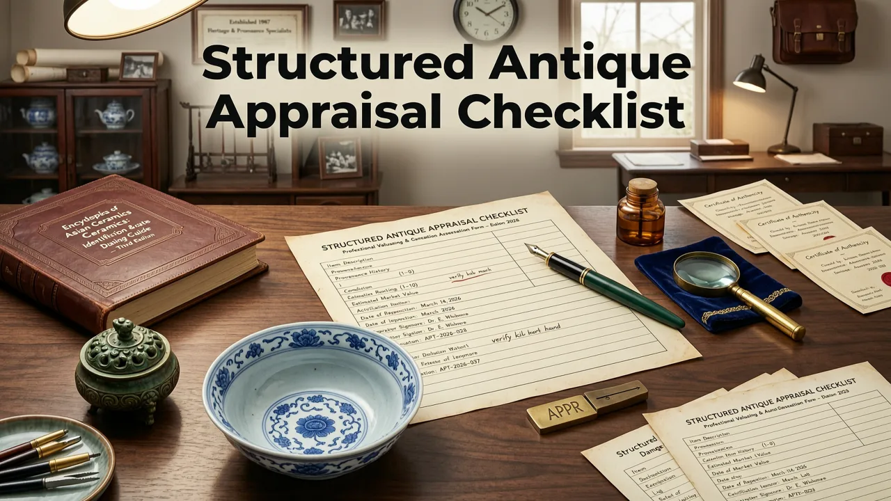 Why a Structured Antique Appraisal Checklist Matters in 2026 - antique appraisal checklist