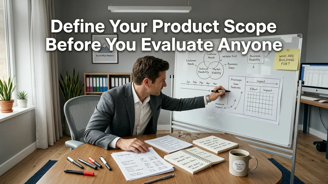 Step 1: Define Your Product Scope Before You Evaluate Anyone - how to choose mobile app developer