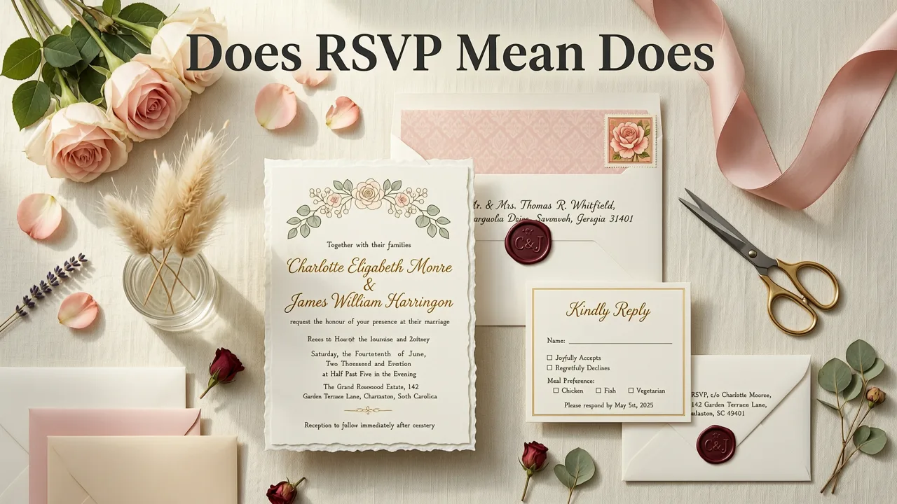 What Does RSVP Mean and Why Does It Matter on a Wedding Invitation? - how to write rsvp on wedding invitation