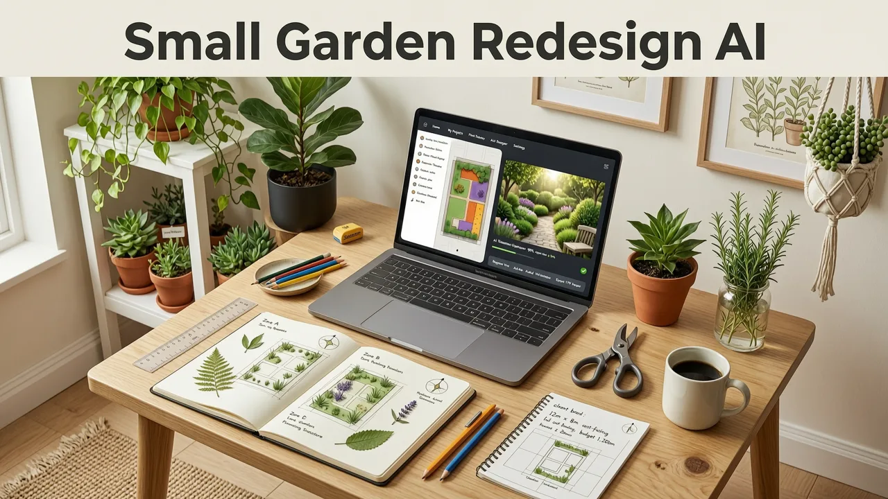 How Small Garden Redesign AI Works: The 2026 Workflow - small garden redesign ai