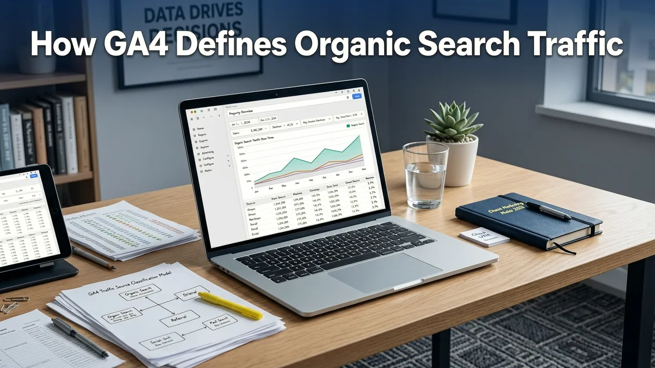 How GA4 Defines Organic Search Traffic - organic search traffic google analytics 4