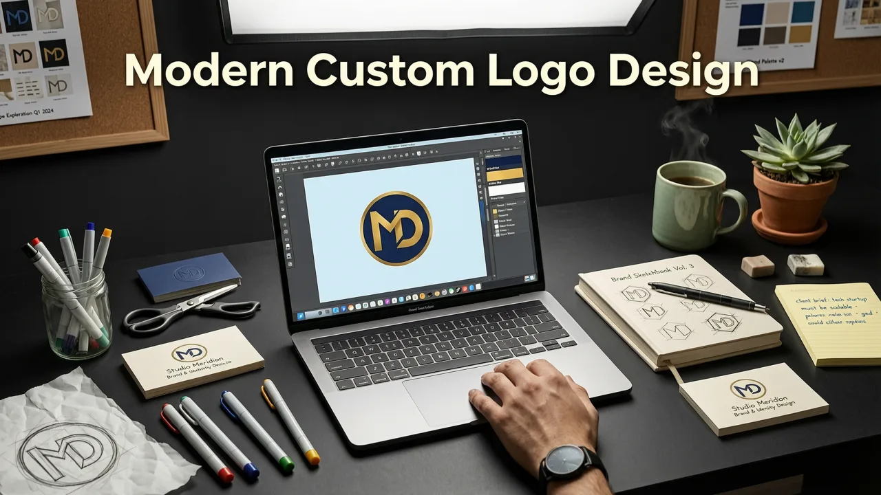 How a Modern Custom Logo Design Service Works - custom logo design service