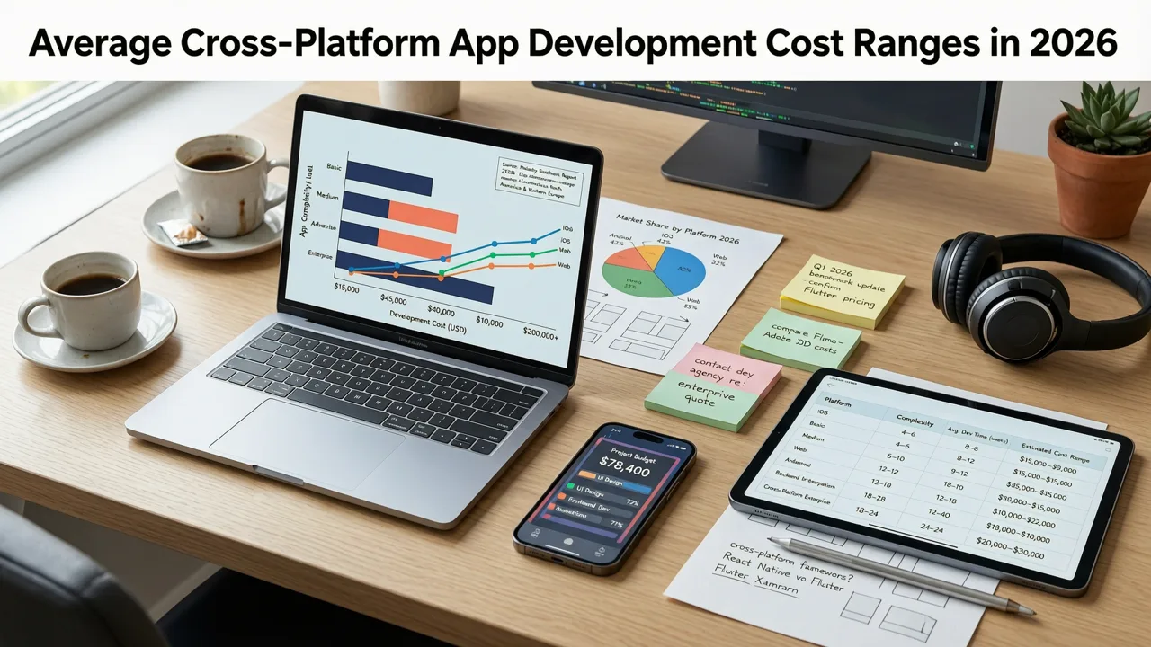 Average Cross-Platform App Development Cost Ranges in 2026 - cross-platform app development cost