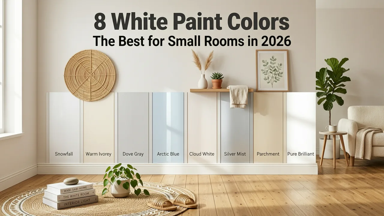 The 8 Best White Paint Colors for Small Rooms in 2026 - best white paint for small rooms