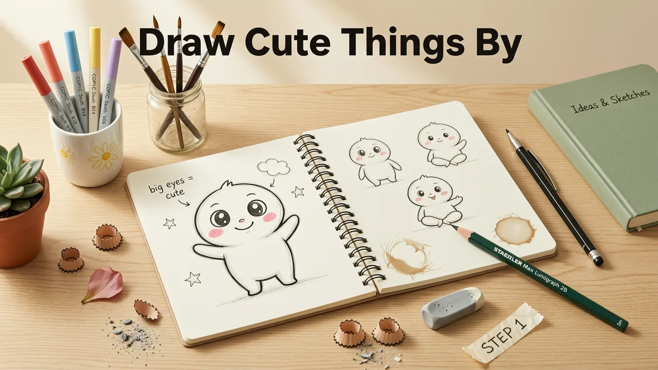 How to Draw Cute Things Step by Step — The Short Answer - how to draw cute things step by step