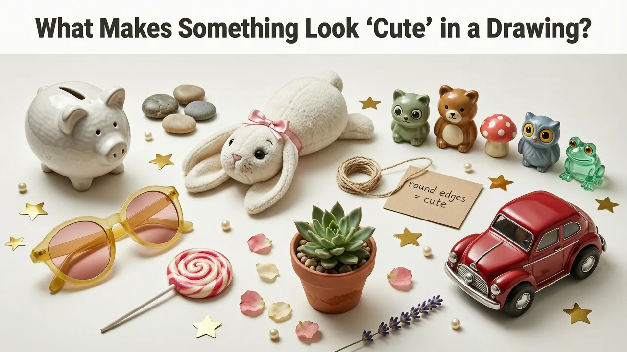 What Makes Something Look "Cute" in a Drawing? - how to draw cute things step by step