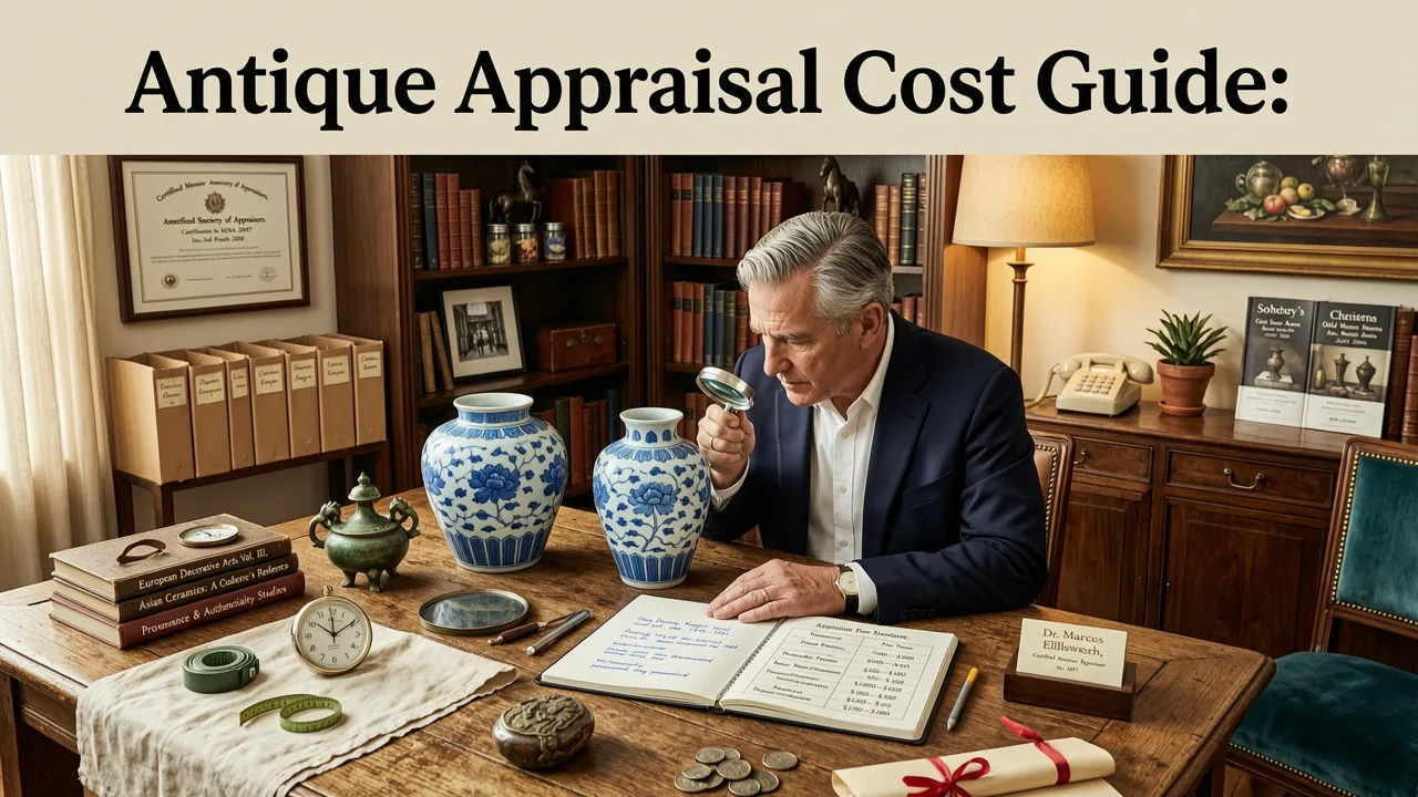 Antique Appraisal Cost Guide: What to Expect in 2026 - antique appraisal cost guide