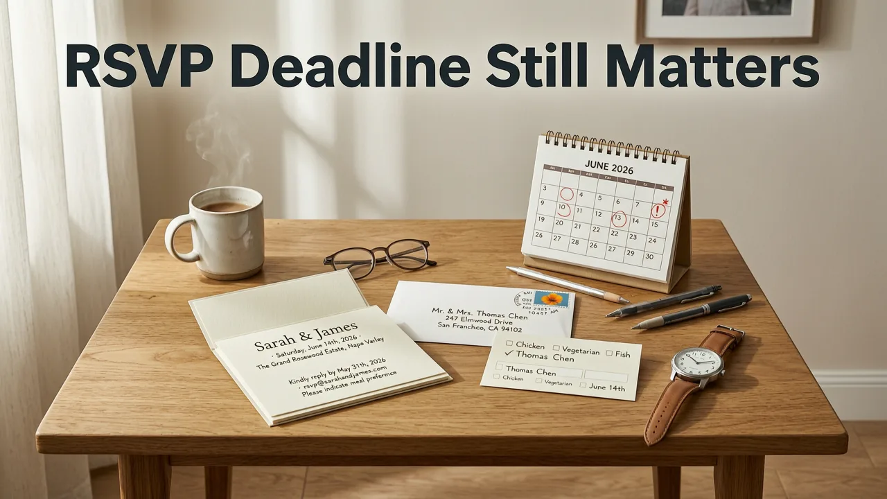 Why the RSVP Deadline Still Matters in 2026 - rsvp deadline etiquette 2026