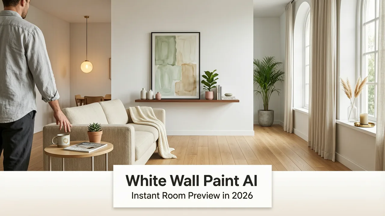 White Wall Paint AI Visualization: Instant Room Preview in 2026
