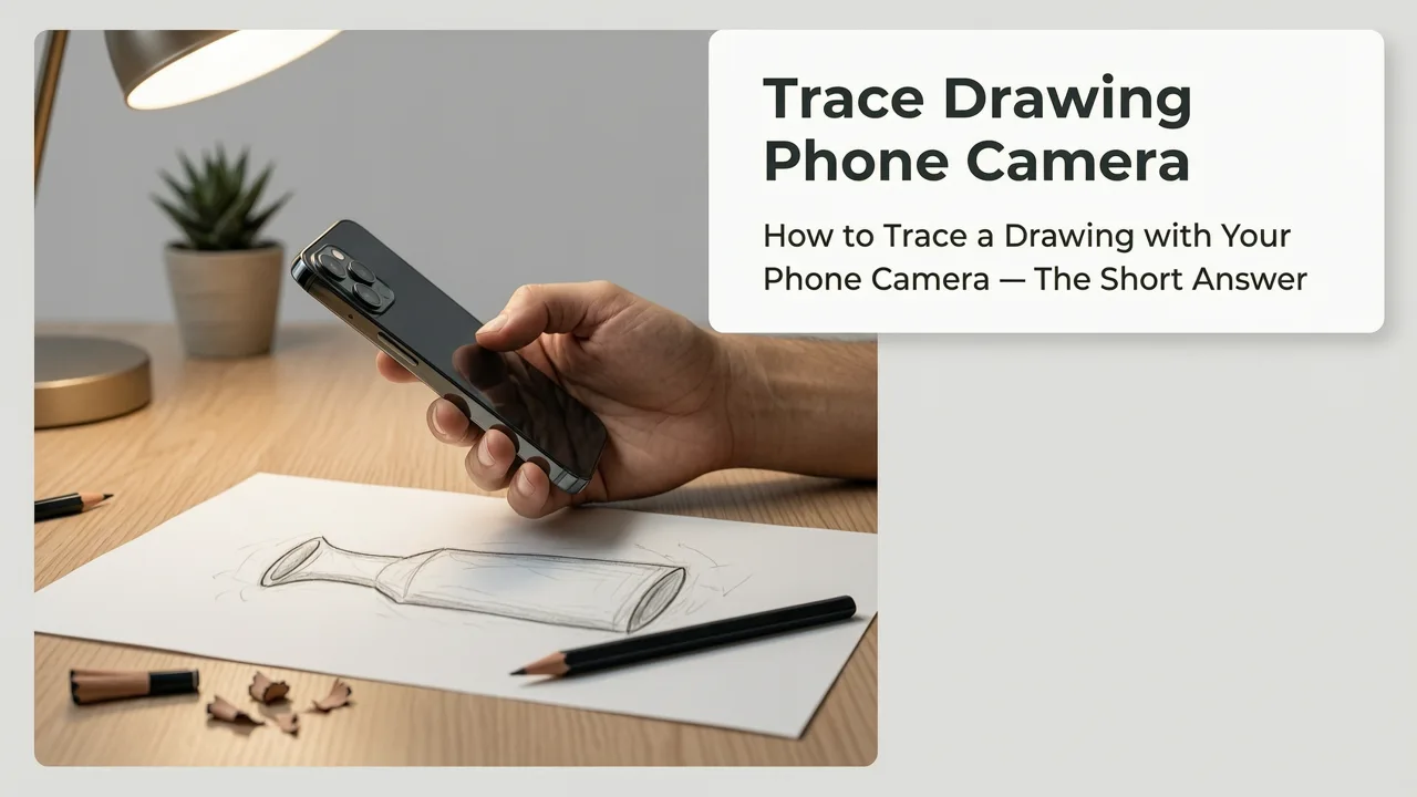 How to Trace a Drawing with Your Phone Camera in 2026