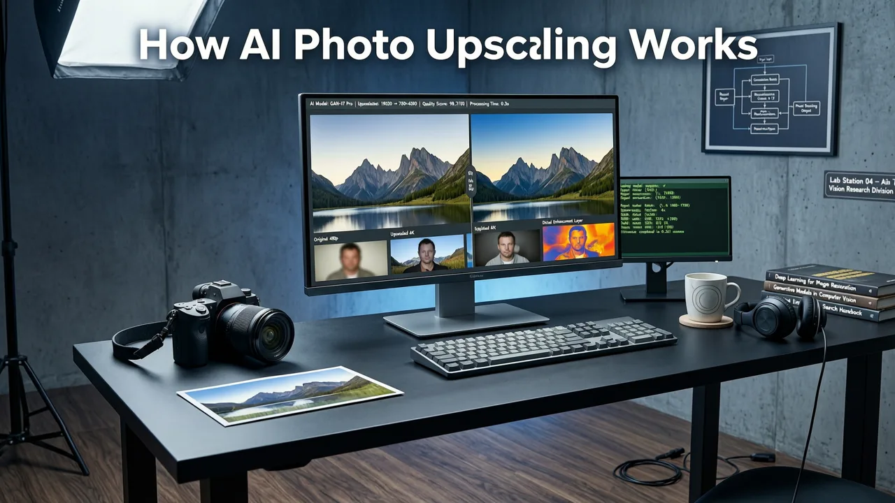 How AI Photo Upscaling Works in 2026 - upscale low resolution image ai