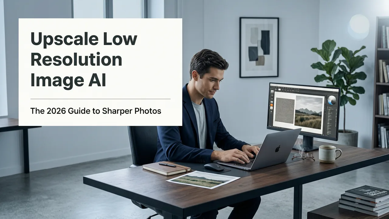 Upscale Low Resolution Image AI: The 2026 Guide to Sharper Photos