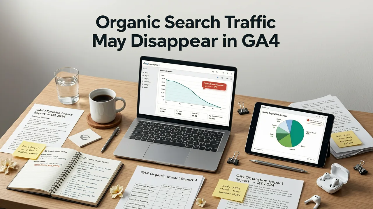 Why Organic Search Traffic May Disappear in GA4 - google analytics organic search not showing